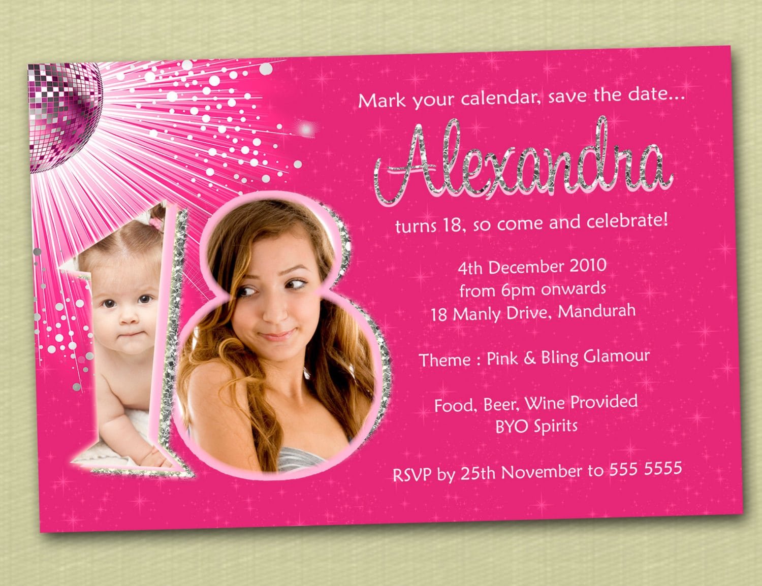 18th Birthday Invitations â Fleeciness Info